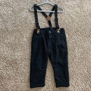 ZARA BOYS PANTS WITH SUSPENDERS | 18-24M